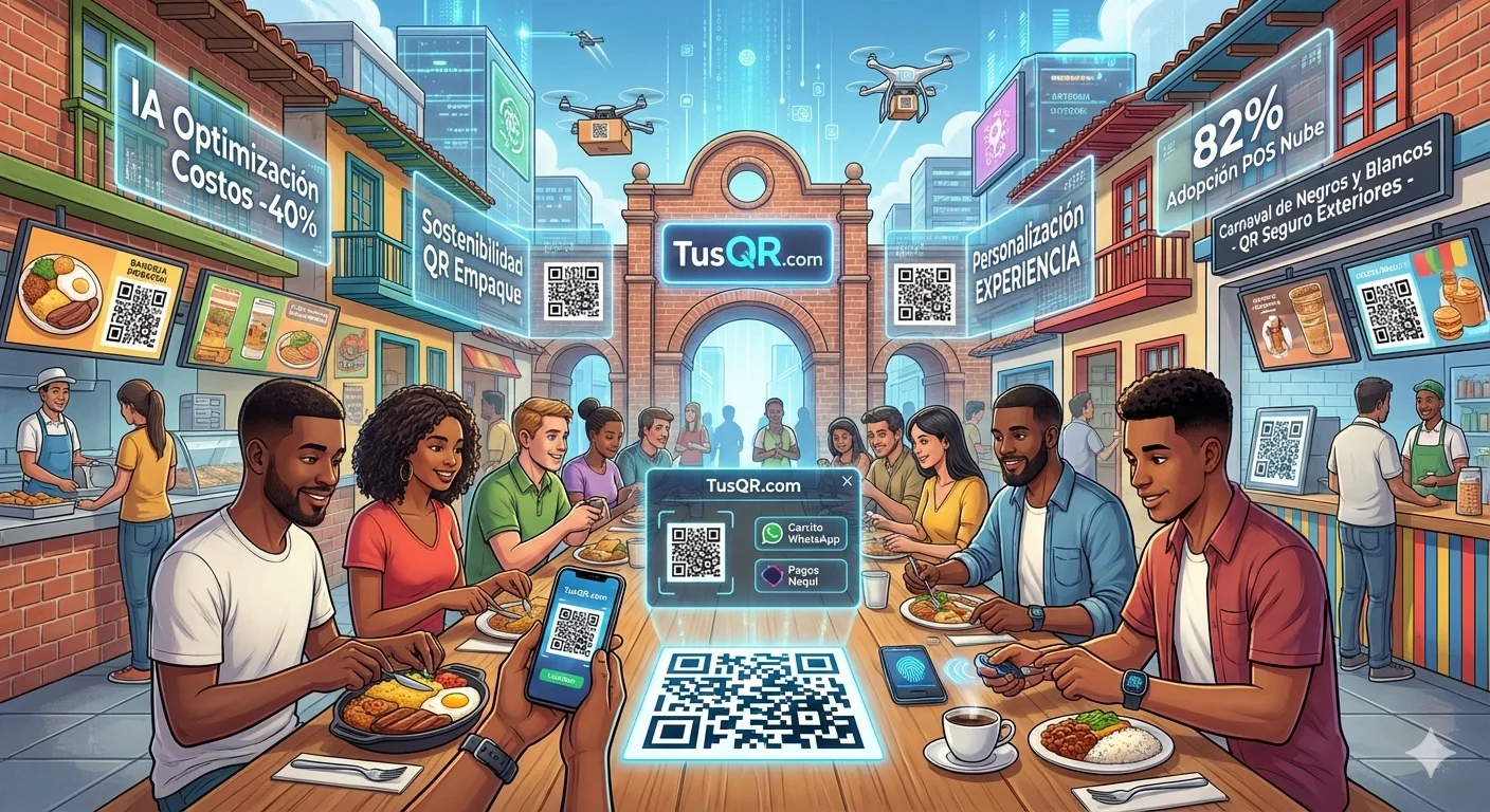 El Futuro del Sector Gastronómico en Colombia: QR y Digitalización